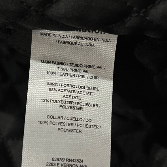 NEW NWT Reformation The Collection Aimee Leather Jacket - Picture 10 of 14